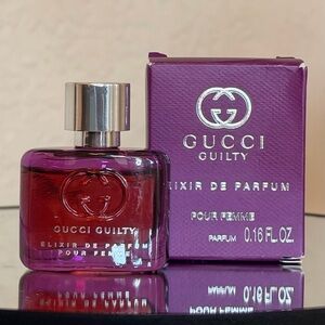 Gucci Guilty Elixir De Parfum Pour Femme Long Lasting! NEW In Box Mini 5ml
